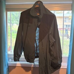 Vintage Columbia Black and green Windbreaker Jacket